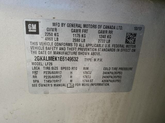2GKALMEK1E6149632 GMC Terrain Sle