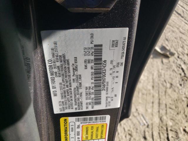 3FA6P0H70GR374356 Ford FUSION SE