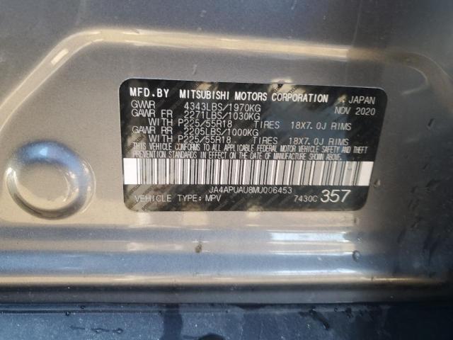 JA4APUAU8MU006453 Mitsubishi Outlander Sport Es