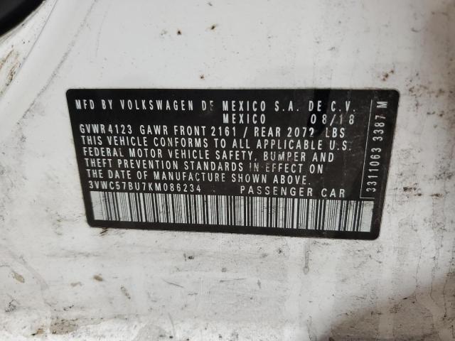 3VWC57BU7KM086234 Volkswagen JETTA S