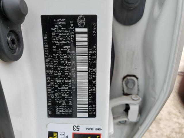 4T1KZ1AK8NU065498 Toyota CAMRY TRD