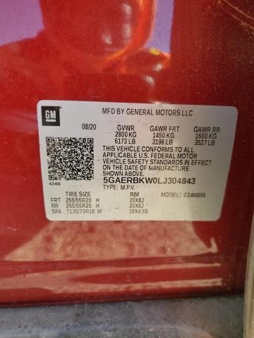 5GAERBKW0LJ304843 Buick Enclave Essence