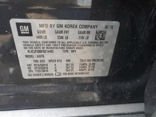 KL4CJFSB6FB214493 Buick Encore Convenience