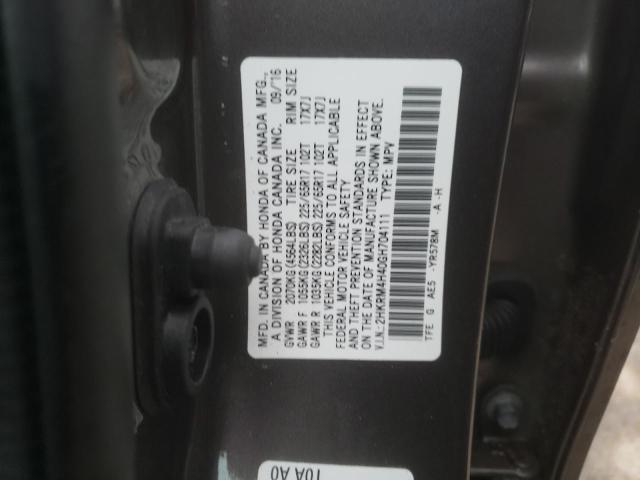 2HKRM4H40GH704111 Honda CR-V SE