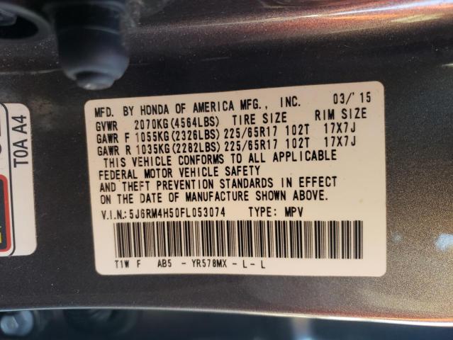 5J6RM4H50FL053074 Honda CR-V EX