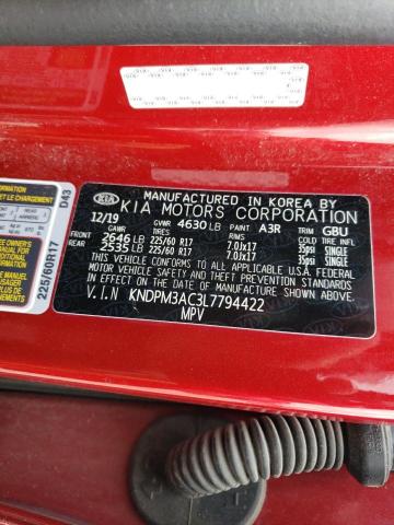 KNDPM3AC3L7794422 KIA Sportage Lx
