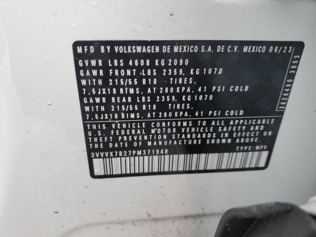 3VVVX7B27PM371948 Volkswagen TAOS SE