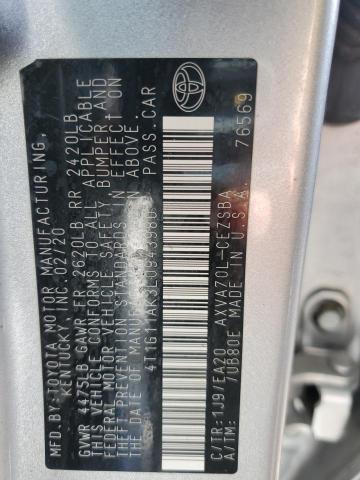 4T1G11AK3LU943980 Toyota CAMRY SE