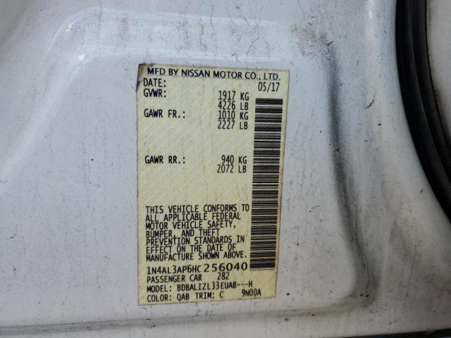 1N4AL3AP6HC256040 Nissan ALTIMA 2.5