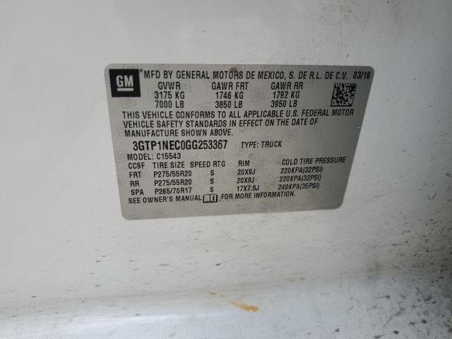3GTP1NEC0GG253367 GMC Sierra C1500 Slt