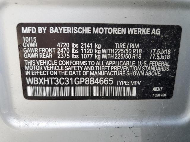 WBXHT3C31GP884665 BMW X1 Xdrive28i