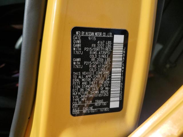 JN8AF5MV1GT651253 Nissan JUKE S