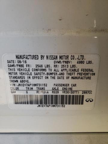 JN1EV7AP1HM731152 Infiniti Q50 Premium