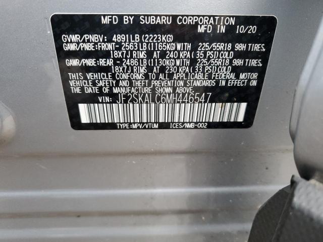 JF2SKALC6MH446547 Subaru Forester Sport
