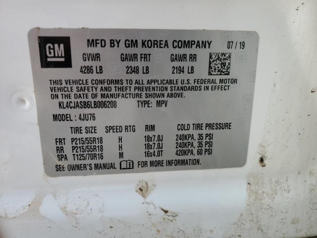 KL4CJASB6LB006208 Buick Encore Preferred