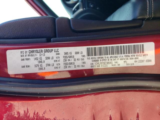 1C4RJFBT9EC385451 Jeep Grand Cherokee Limited