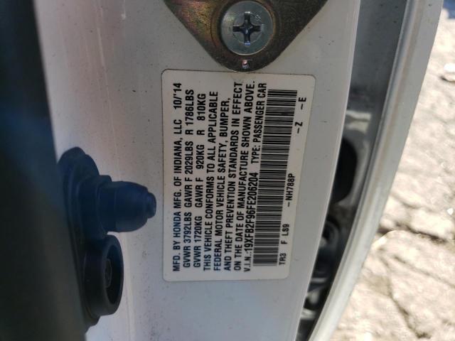 19XFB2F96FE206204 Honda CIVIC EXL