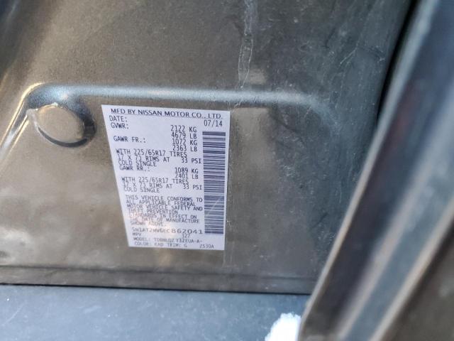 5N1AT2MV6EC862041 Nissan ROGUE S