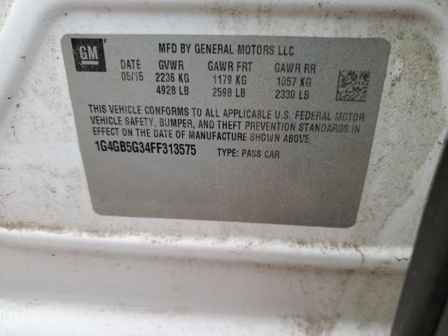 1G4GB5G34FF313575 Buick Lacrosse