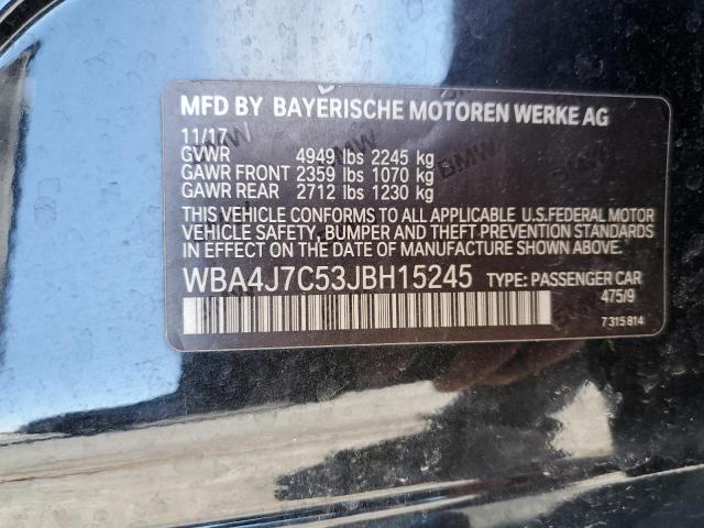 WBA4J7C53JBH15245 BMW 440xi Gran Coupe