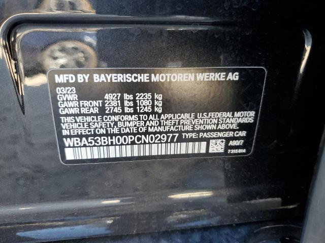 WBA53BH00PCN02977 BMW 530 I
