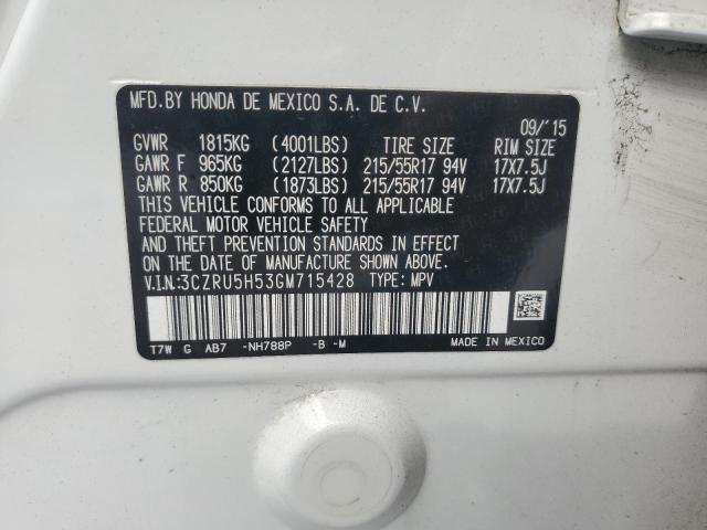 3CZRU5H53GM715428 Honda HR-V EX