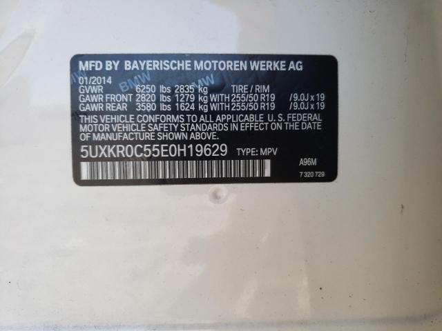 5UXKR0C55E0H19629 BMW X5 Xdrive35i