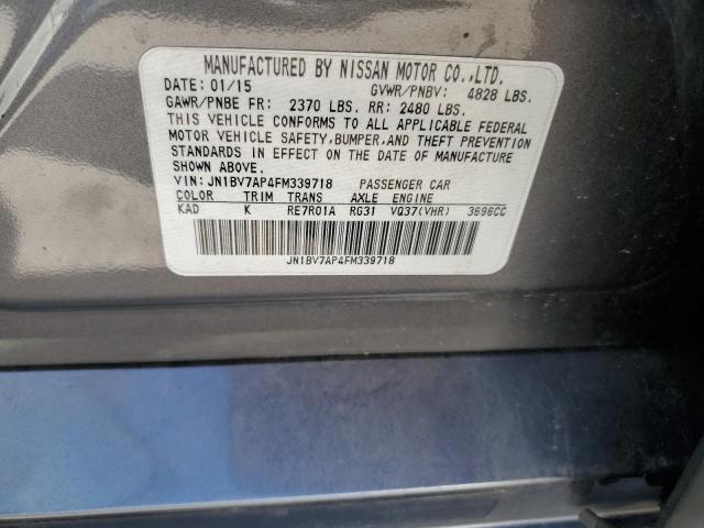 JN1BV7AP4FM339718 Infiniti Q50 BASE