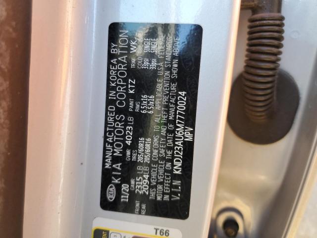 KNDJ23AU6M7770024 KIA SOUL LX