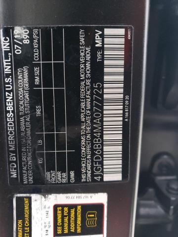4JGFD6BB4MA077725 Mercedes-Benz Gle Coupe Amg 53 4matic