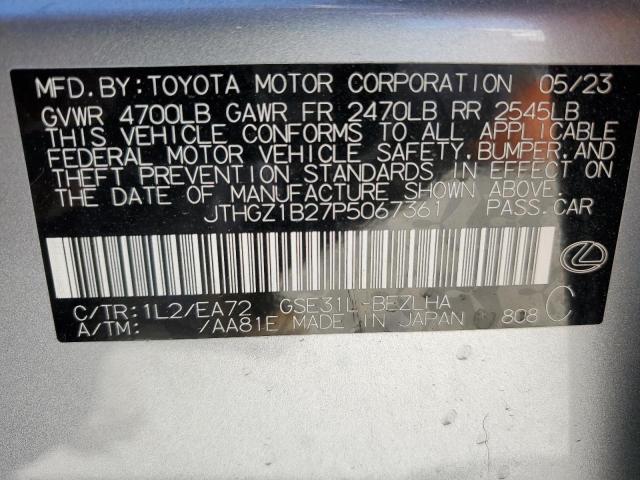 JTHGZ1B27P5067361 Lexus Is 350 F Sport Design