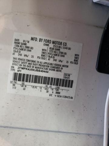 2FMPK4J9XJBB49444 Ford EDGE SEL