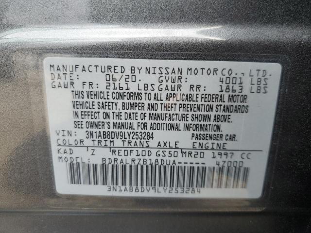 3N1AB8DV9LY253284 Nissan SENTRA SR