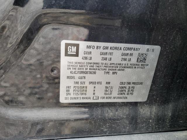 KL4CJ1SM9GB706280 Buick Encore Sport Touring