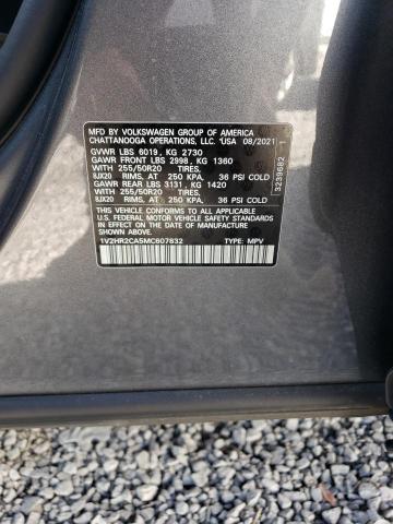 1V2HR2CA5MC607832 Volkswagen ATLAS SE