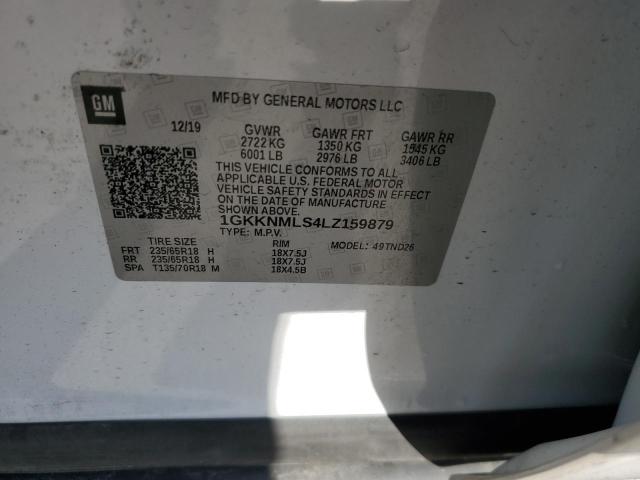 1GKKNMLS4LZ159879 GMC ACADIA SLT