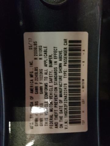 1HGCR2F32HA233479 Honda ACCORD LX