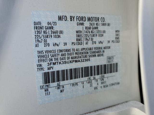 3FMTK3SUXPMA32305 Ford Mustang Mach-e Premium