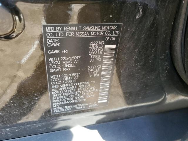 KNMAT2MV9GP676378 Nissan ROGUE S