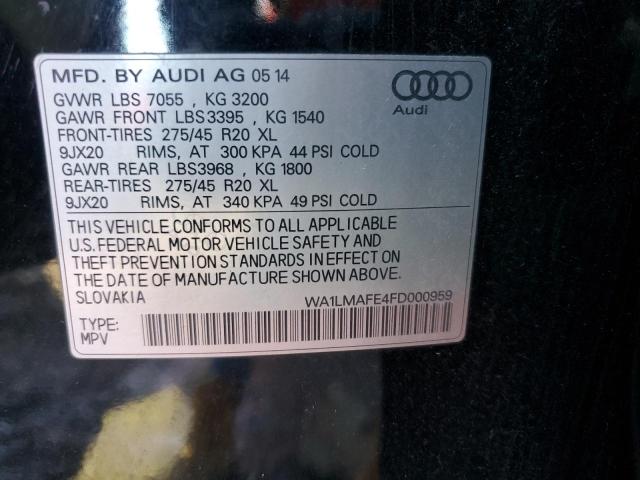 WA1LMAFE4FD000959 Audi Q7 Tdi Premium Plus