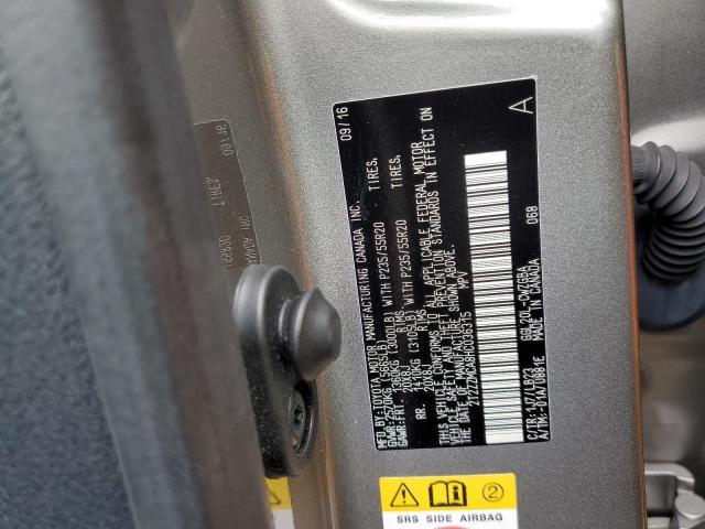 2T2ZZMCA8HC036315 Lexus Rx 350 Base