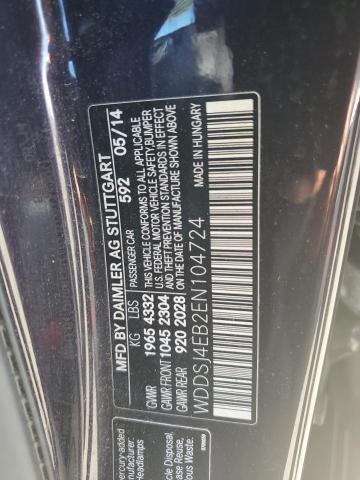 WDDSJ4EB2EN104724 Mercedes-Benz CLA 250