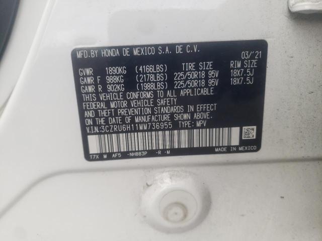 3CZRU6H11MM736955 Honda HR-V SPORT
