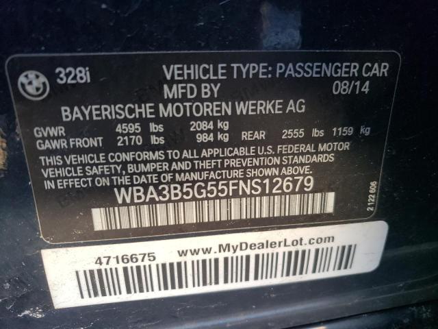 WBA3B5G55FNS12679 BMW 328 Xi Sulev