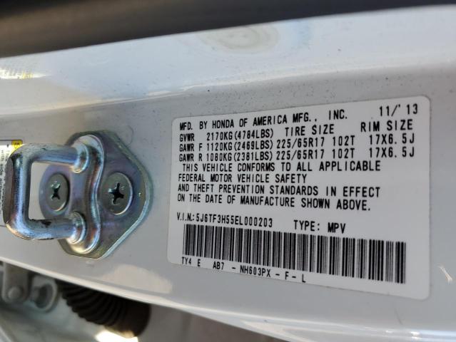 5J6TF3H55EL000203 Honda Crosstour Exl
