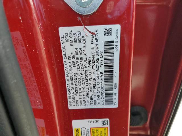 2HKRS6H52PH812448 Honda Cr-v Sport
