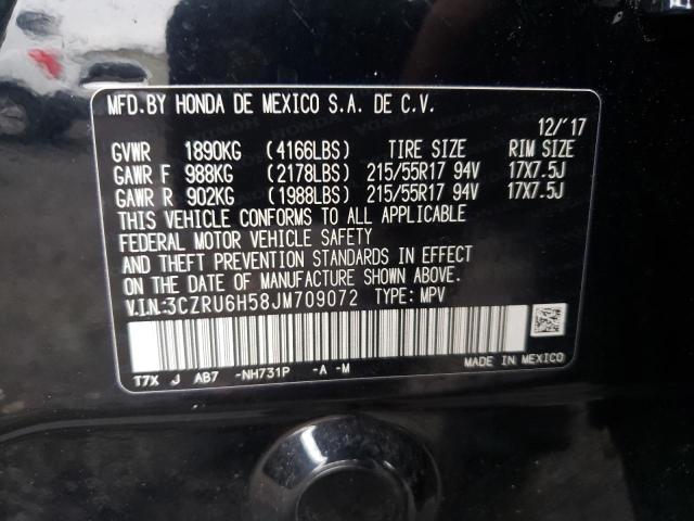3CZRU6H58JM709072 Honda HR-V EX