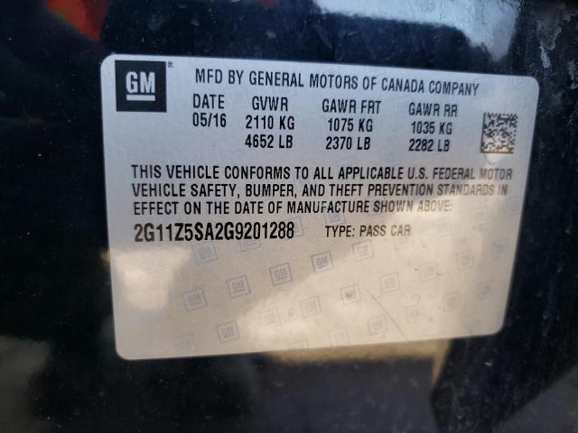 Chevrolet IMPALA LS 2016 2G11Z5SA2G9201288 Image 13