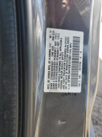 5FNRL5H41EB121583 Honda ODYSSEY EX