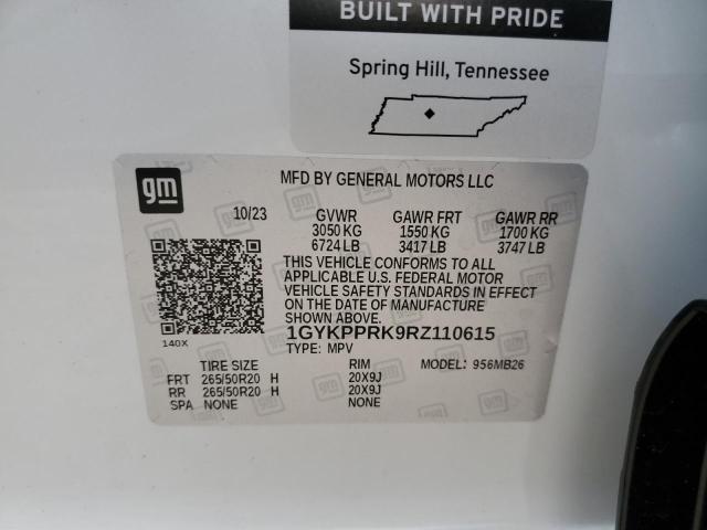 1GYKPPRK9RZ110615 Cadillac Lyriq Luxury